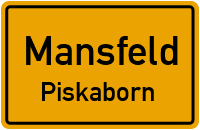 Dorfstraße Piskaborn in MansfeldPiskaborn