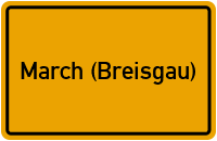 City Sign March (Breisgau)