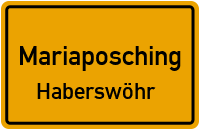 Straßenverzeichnis Mariaposching Haberswöhr