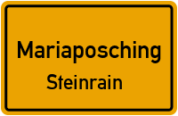 Straßenverzeichnis Mariaposching Steinrain