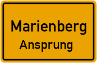 Rübenauer Straße in MarienbergAnsprung