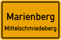 Alte Eisenstraße in MarienbergMittelschmiedeberg