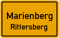 Rittersberger Straße in MarienbergRittersberg