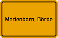 City Sign Marienborn, Börde