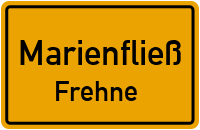 Grabower Damm in MarienfließFrehne