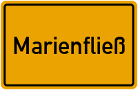 City Sign Marienfließ