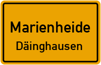 Straßenverzeichnis Marienheide Däinghausen
