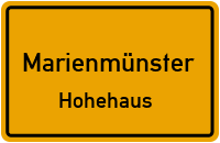 Straßenverzeichnis Marienmünster Hohehaus