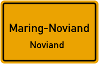 Straßenverzeichnis Maring-Noviand Noviand