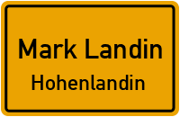 Seeweg in Mark LandinHohenlandin