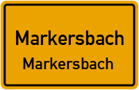 Straßen in Markersbach Markersbach