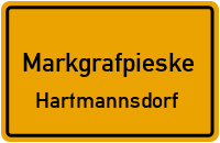 Straßen in Markgrafpieske Hartmannsdorf