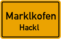 Hackl in MarklkofenHackl