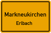 Bahnhofstraße in MarkneukirchenErlbach