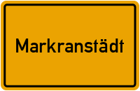City Sign Markranstädt
