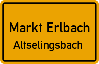 Straßen in Markt Erlbach Altselingsbach