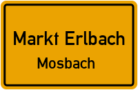 Mosbach in 91459 Markt Erlbach (Mosbach)