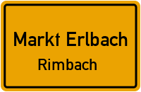 Straßen in Markt Erlbach Rimbach