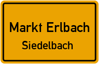 Straßen in Markt Erlbach Siedelbach