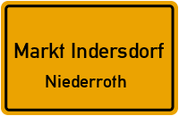 Straßenverzeichnis Markt Indersdorf Niederroth