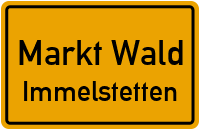 Straßenverzeichnis Markt Wald Immelstetten