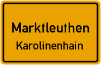Straßenverzeichnis Marktleuthen Karolinenhain