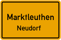 Straßen in Marktleuthen Neudorf