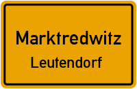 Straßenverzeichnis Marktredwitz Leutendorf