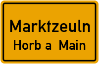 Straßen in Marktzeuln Horb a. Main