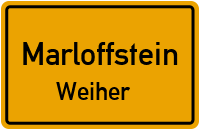 Wiesenstraße in MarloffsteinWeiher