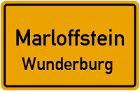 Wasserturmstraße in MarloffsteinWunderburg