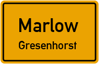 Sanitzer Straße in MarlowGresenhorst