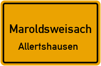 Fichtenweg in MaroldsweisachAllertshausen
