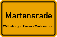 Martensrader Weg in MartensradeWittenberger-Passau/Martensrade