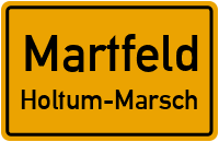 Steinstraße in MartfeldHoltum-Marsch