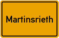 City Sign Martinsrieth