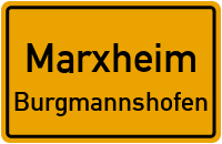 Straßen in Marxheim Burgmannshofen