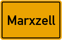 Ortsschild von Gemeinde Marxzell in Baden-Württemberg