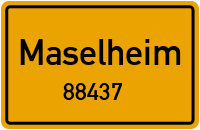 Straßen in 88437 Maselheim