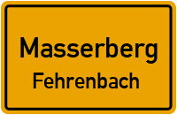 Sportplatzweg in MasserbergFehrenbach