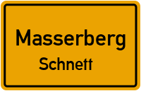 Schulstraße in MasserbergSchnett