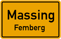 Straßen in Massing Femberg