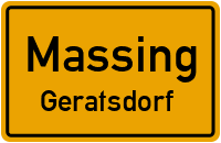 Straßen in Massing Geratsdorf
