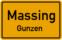 Straßenverzeichnis Massing Gunzen
