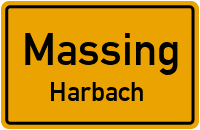 Straßen in Massing Harbach