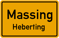 Straßen in Massing Heberting
