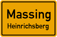 Straßenverzeichnis Massing Heinrichsberg