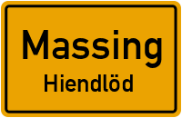Straßen in Massing Hiendlöd