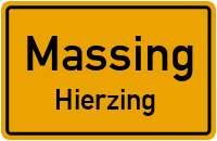 Straßenverzeichnis Massing Hierzing