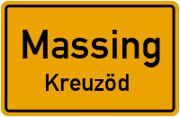 Straßen in Massing Kreuzöd